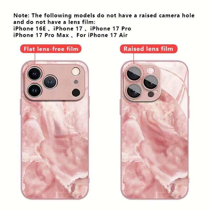 Чехол для мобильного телефона iPhone15promax со встроенной рамкой для объектива, рисунок под золотой мрамор, защитный чехол из закаленного стекла