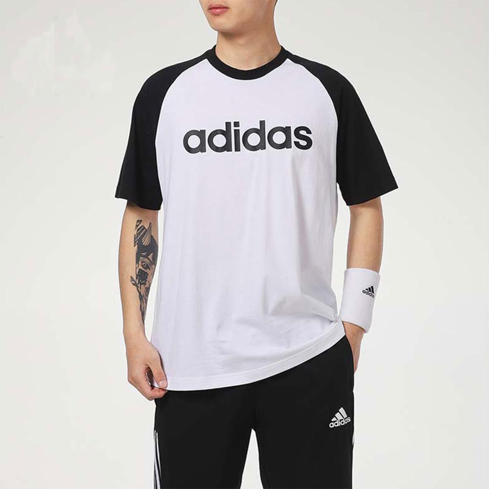 Adidas Neo Sports Круглый вырез Повседневная дышащая футболка Мужские топы Белый GP4898