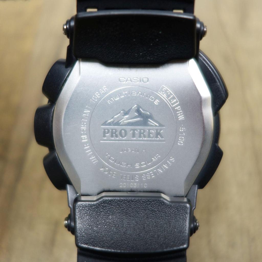 Б/у Casio CASIO PRO TREK TOUGH MVT Солнечные Радиоуправляемые Часы PRW-5100-1JF Pro Trek Для Активного Отдыха Кемпинга Альпинизма