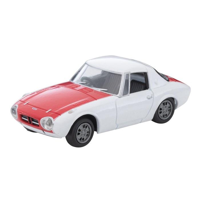 TOMYTEC Tomica Limited Vintage 1/64 LV-215a Toyota Sports 800 Custom Color White/Red '65