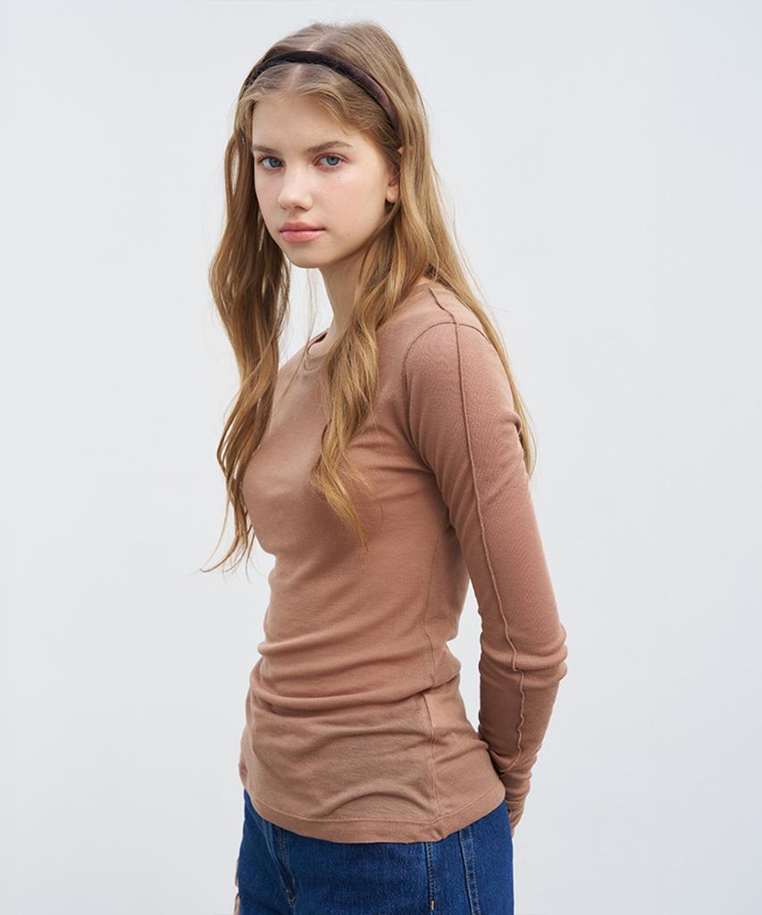 VEM.VER Футболка из линии Tencel_Коричневый