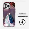 Аниме Психическая Принцесса Матовый Магнитный Для Чехла Для iPhone 17,16,15,14,13,12,11 Pro Plus Mini Max Матовый Чехол