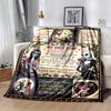 1pc, Cozy Home Decor Blanket: Jack and Sally's Eternal Love Perfect Gift for Bedroom, Living Room, Travel, Camping, Car
