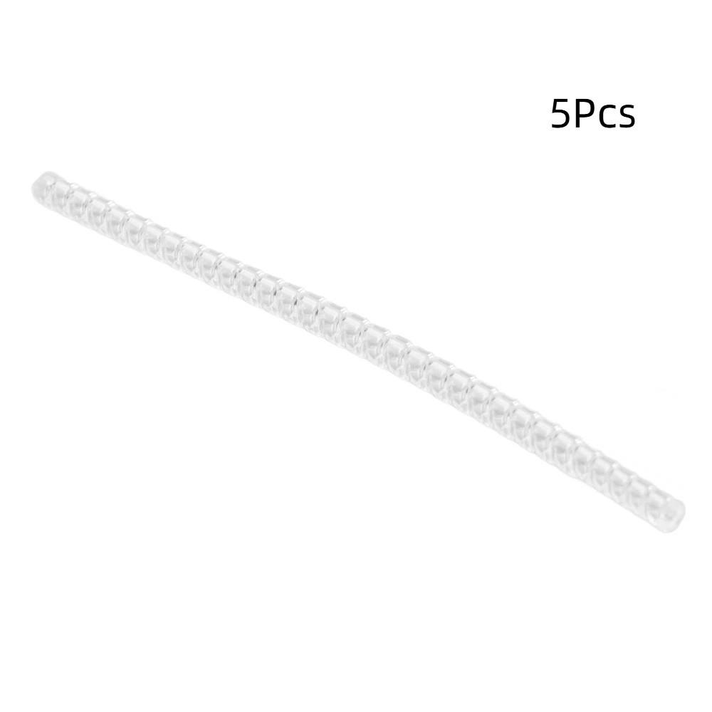 5Pcs 5mm/4mm Silicone Ring Adjuster White Invisible Ring Adjuster for Jewelry Lovers
