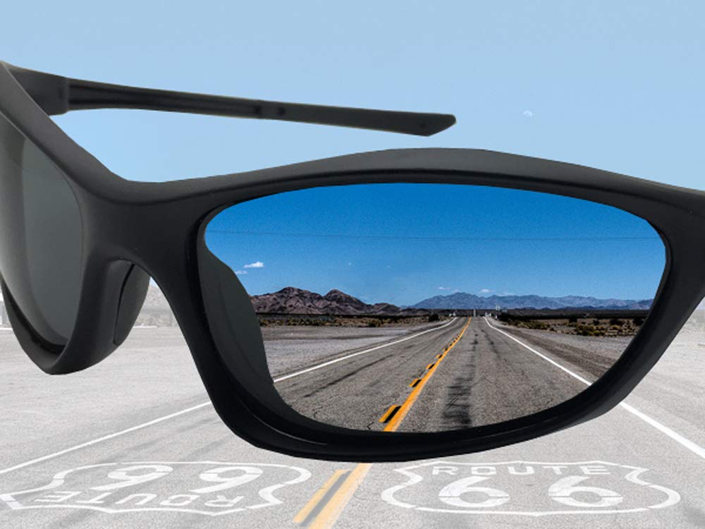 ПОЛЯРИЗОВАННЫЕ СПОРТИВНЫЕ СОЛНЦЕЗАЩИТНЫЕ ОЧКИ С РЕЗИНОВЫМИ ДУЖКАМИ МАТОВЫЕ ЧЕРНЫЕ ПОЛЯРИЗОВАННЫЕ ДЫМЧАТЫЕ [DESIGN EYEWEAR] (Поляризованные солнцезащитные очки) ×