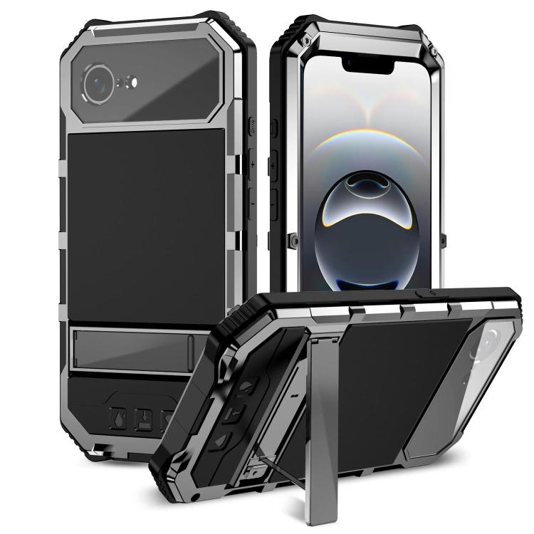R-JUST Life Waterproof Dustproof Shockproof Holder Phone Case