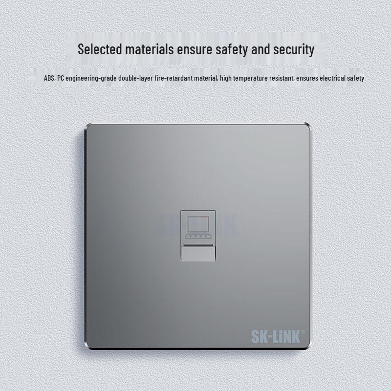 SK-LINK 86-Type Single Port Network Wall Plate