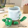 Doyin-Style Cute Turtle Coaster: Funny, Creative Water Cup Base