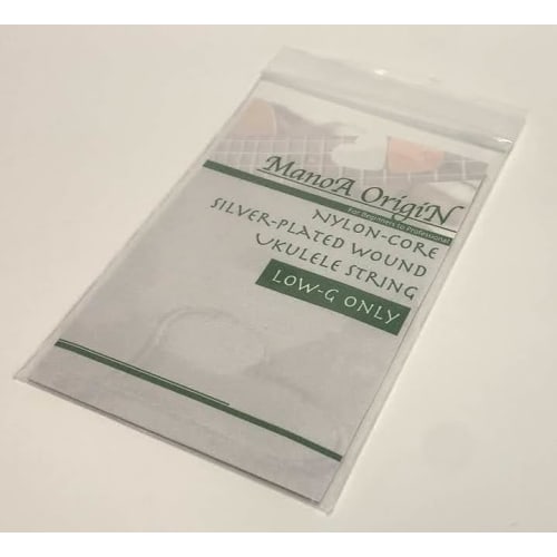 Manoa Origin Low-G Single Silver Wound Ukulele Strings, EHA-CFWoundOnly