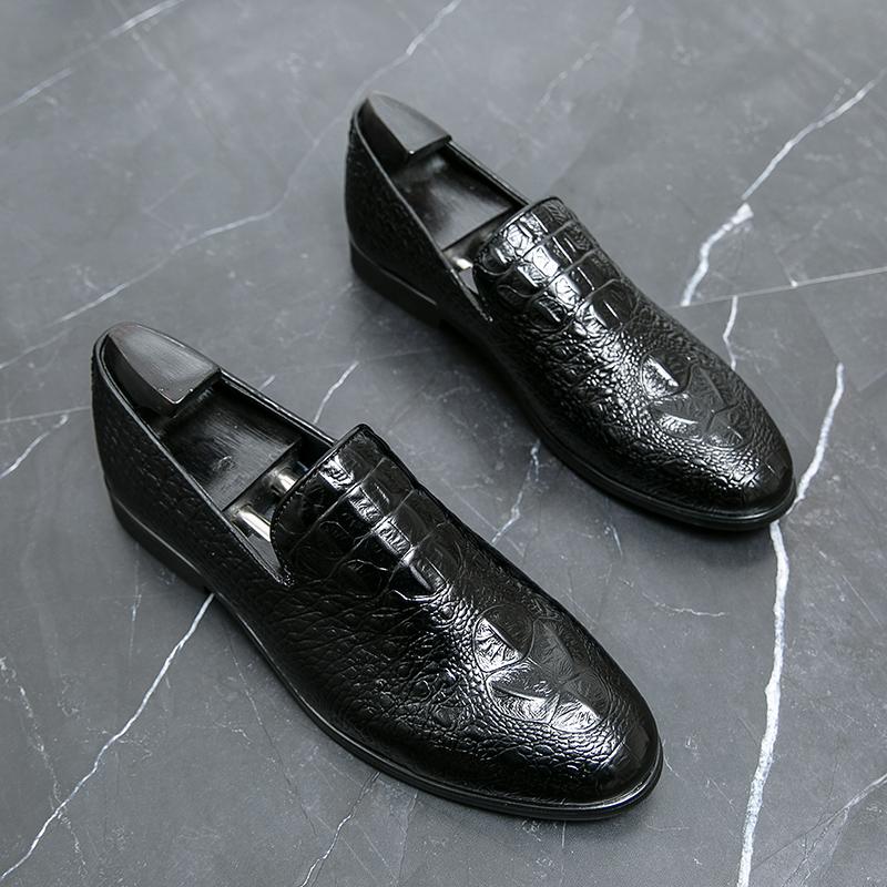 Мужские туфли-лоферы кофейные туфли в стиле ретро для танцев деловые кожаные свадебные платья выпускные блейзеры смокинги удобные туфли для вечеринок для мужчин большой размер