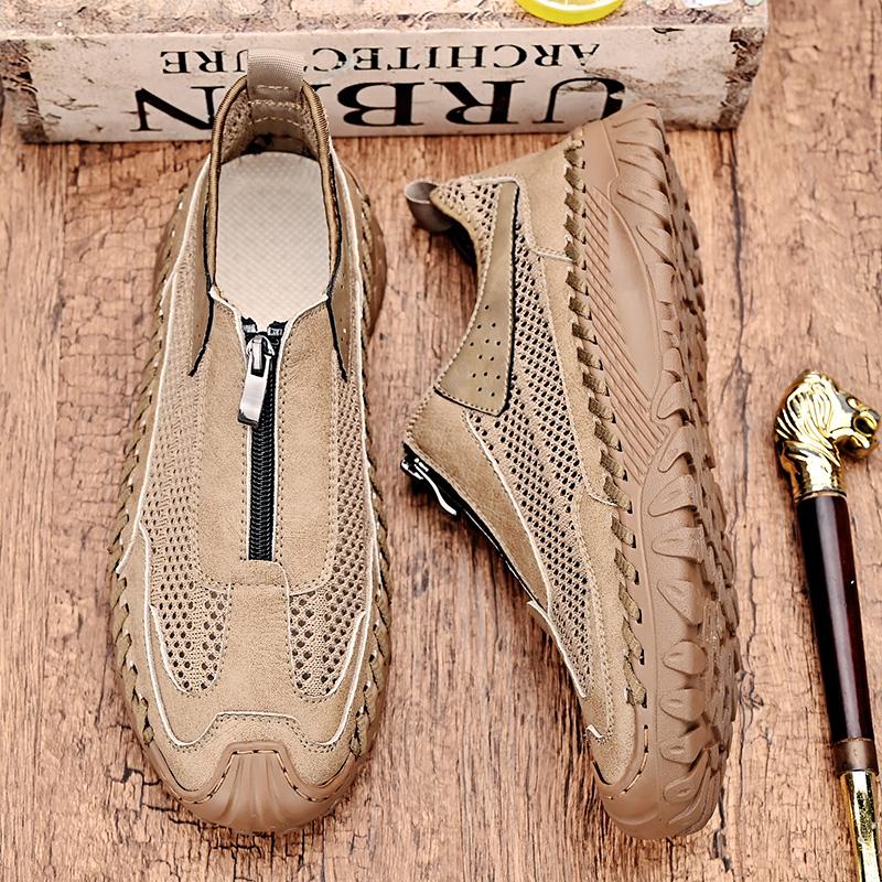 Summer Men Breather Mesh Casual Shoes Men Loafers Comfortable Walking Shoes Moccasins Man Flats Shoes