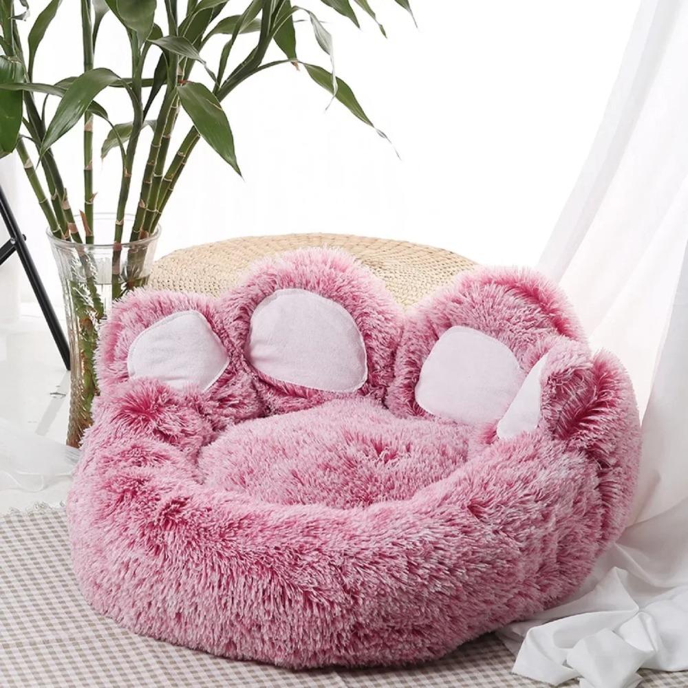 Диваны-кровати для собак для маленьких собак, теплые аксессуары, большой коврик для кровати для собак, питомник для домашних животных, моющаяся плюшевая средняя корзина, принадлежности для щенков и кошек