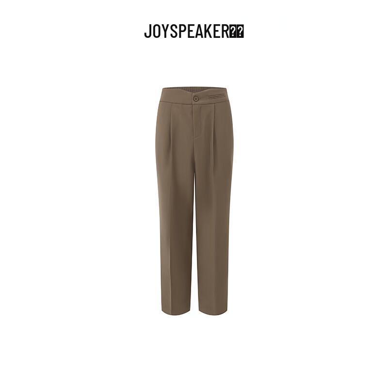 JOY SPEAKER Women's Autumn 2025 Retro Straight-Leg Casual Pants