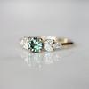 Изумрудный Циркон Бриллиант Сплав Обручальное Кольцо