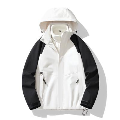 Зимняя качественная куртка для пары Shake Color Matching 3-в-1, спортивная куртка для активного отдыха