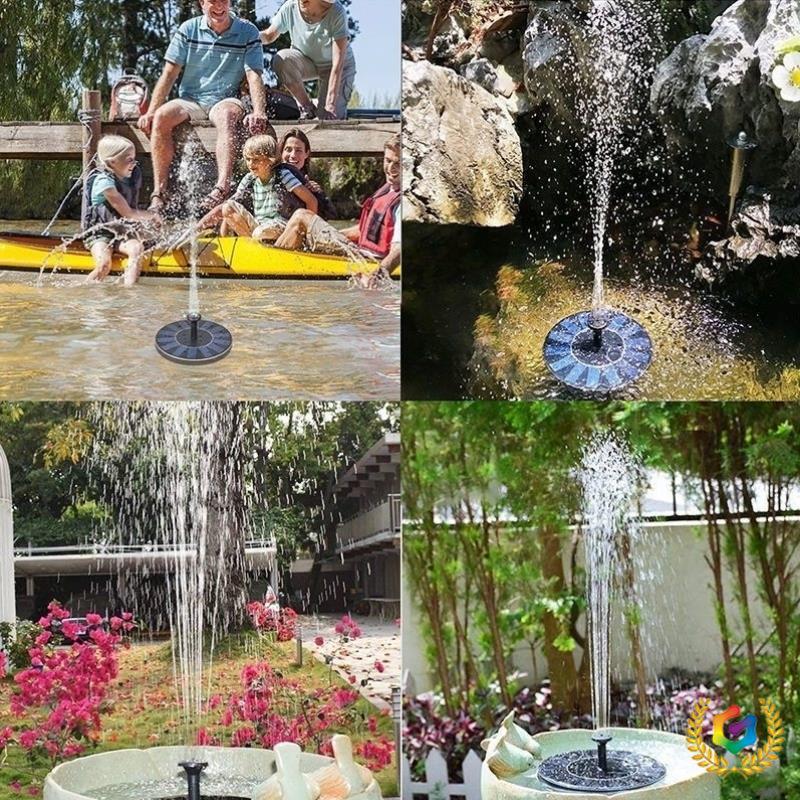 Солнечный насос-фонтан для пруда, для использования на улице и дома