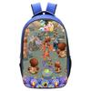 School Bag Monster Choir School Bag, Blue 16 Inch 13 Elementary School Backpack