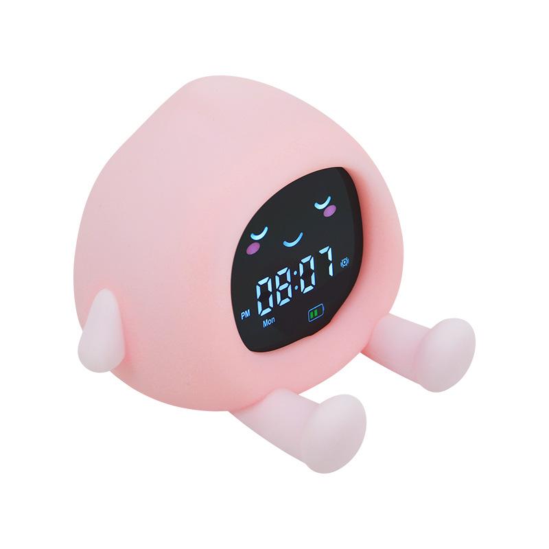 Fruit series alarm clock light children significant other alarm clock creative design mobile phone holder pat color night light