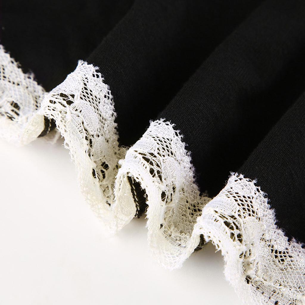 Женские облегающие топы весна-осень с длинным рукавом, квадратным вырезом, кружевной отделкой, облегающая футболка