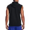 Under Armour Project Rock Sleeveless Hoodie 'Black Red' Men's 1367034-001