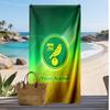 Norwich City Personalized Printed Beach Towel Soccer Logo Support Custom Name Text Absorbent Towel For Sport Travel Special Gift