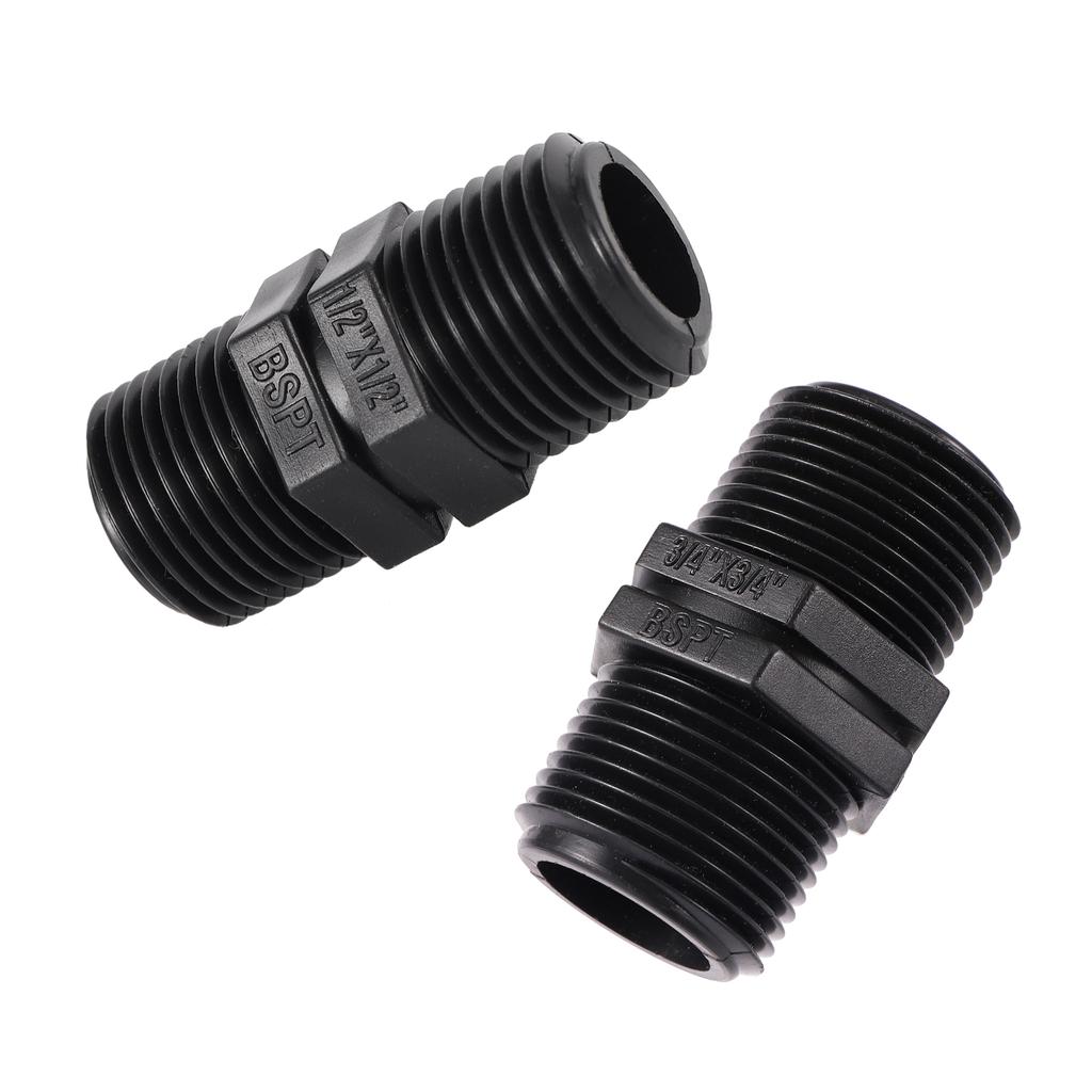1/2"3/4" 1" 1.5" 2" 2.5 дюйма BSP наружная резьба шестигранный ниппель соединение ПВХ трубный фитинг муфта адаптер водопроводный соединитель равного диаметра соединения