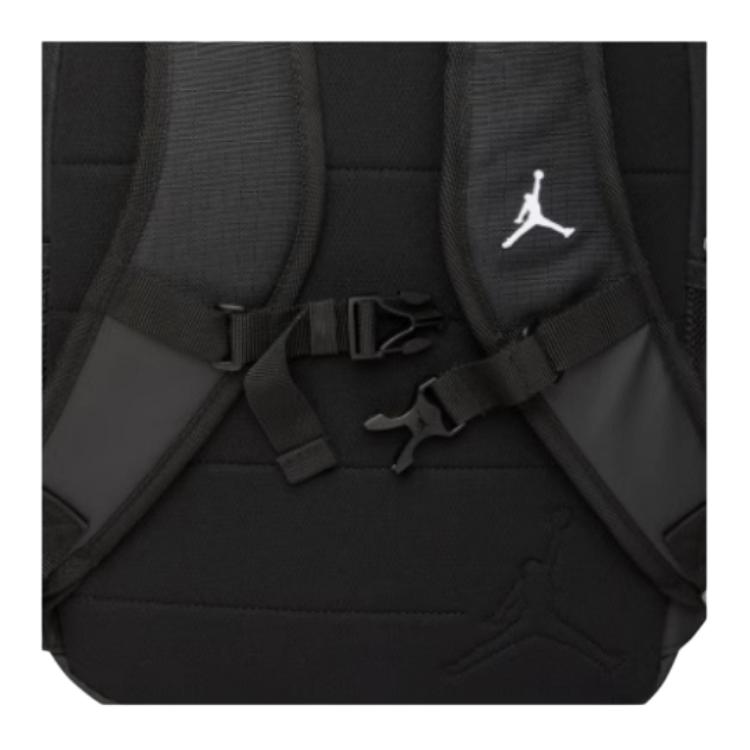 New Jordan Polyester Backpack Unisex Black/Light Ivory White II6435-010