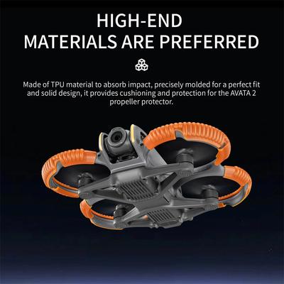 Защита пропеллеров для DJI Avata 2, защитный бампер, аксессуары для дронов, защита от царапин, пылезащитная защита двигателя для AVATA 2