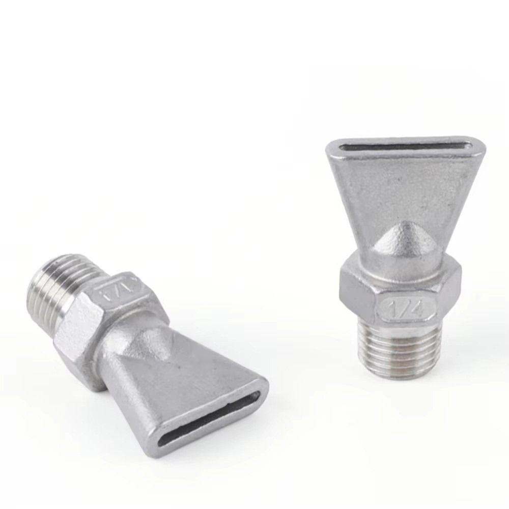 Corrosion Resistant Air Knife Spray Nozzle Flat Fan Spray Nozzle Industrial Water Jet