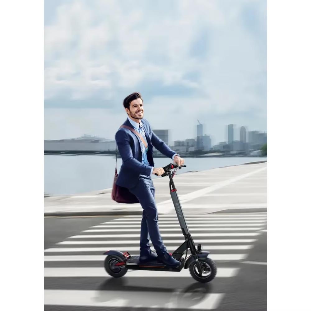 ENGWE Y600 E-Scooter 830 Вт пиковая мощность 48 В 18,2 Ач аккумулятор городской электрический скутер для взрослых 10*4 дюйма толстые шины внедорожные складные электросамокаты