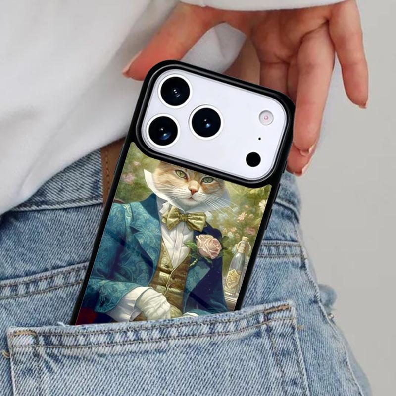 Чехол для телефона «Кошки эпохи Возрождения» Rich Art для iPhone 17ProMax 12 13 14 15 16e 17 Pro Max Plus Air Cover