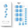 Ohora Gel Strip Pedi Nail P Just Chilling Pedi Set, синий градиент, 1 комплект