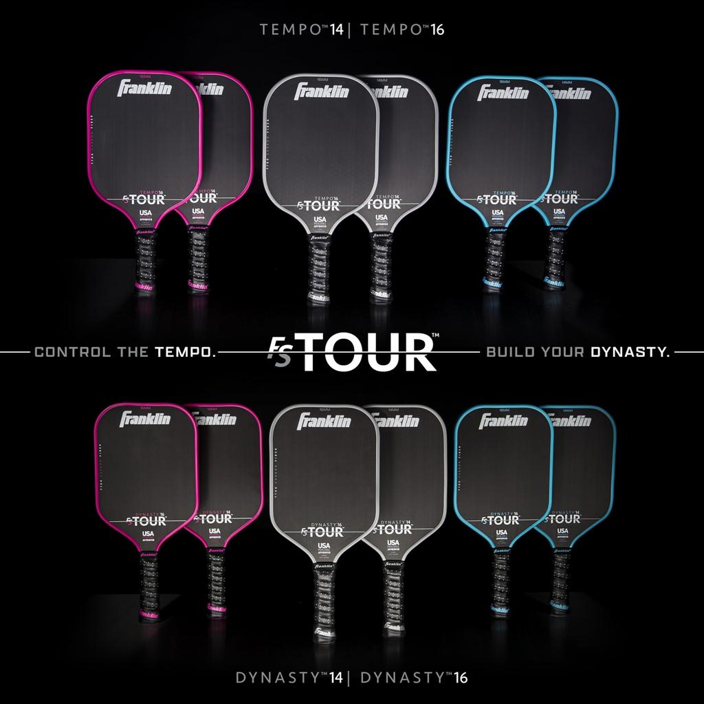 Ракетка для пиклбола Franklin Sport Pro - FS Tour Series Carbon Fiber Pickleball Paddle - Официальный американский пиклбол (АПА США) Одобренное весло -