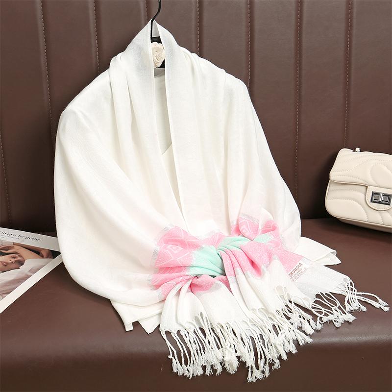 New Luxury Autumn Cashmere Pashmina Shawls Women Warm Jacquard Scarves Lady Wrap Foulard Poncho Echarpe Stoles Scarf