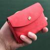 Двухслойная сумка для мелочи, мужской и женский картхолдер, большой вместимости, кошелек для монет, мягкий кошелек на кнопке, маленький мини короткий кошелек.