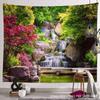 Садовый Пейзаж Гобелен Парк Водопад Клен Ковер Комната Настенная Ткань Спальня Гостиная Украшение Ткань Фон Ткань Настенная Картина