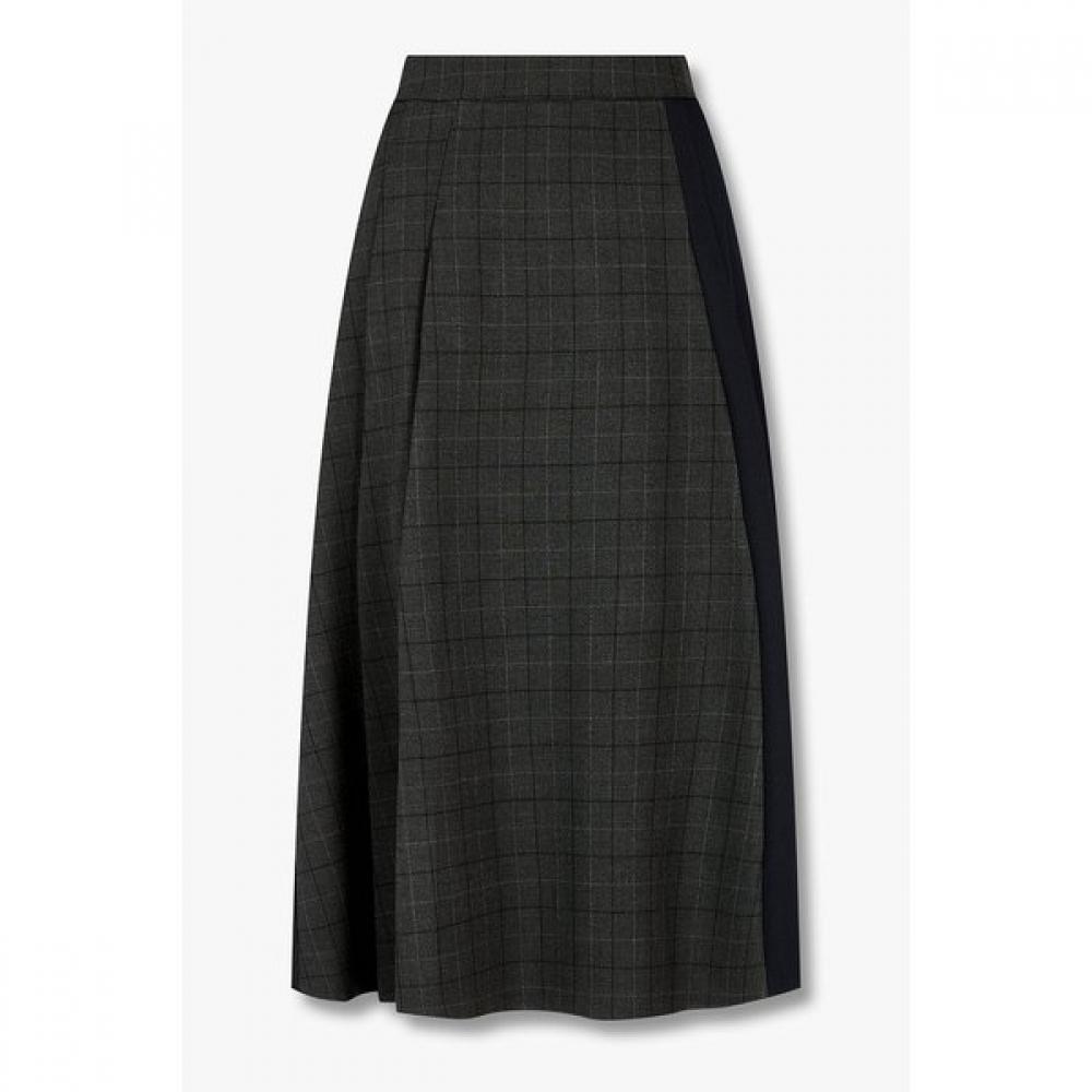 Vov Asymmetric Pleated Skirt 7156335003