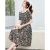High end women's lapel dress, 2026 summer new collection, waist cinching temperament, ladies' mid length dress