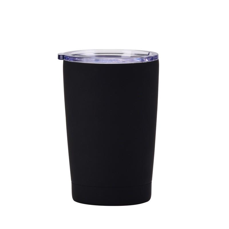 Stainless Steel Vacuum Insulated Travel Mug 350ml With Straw Lid Modern Minimalist Design Office Car Home Outdoor Use