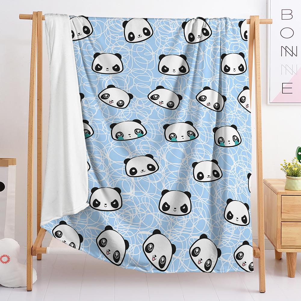 Blankets Cute Panda Blankets Flannel Bedroom Office Blankets Cover Blankets For All Seasons