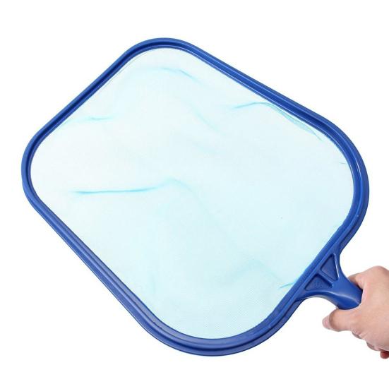 Pool Skimmer Net Fine Mesh Solid Plastic Frame Portable Large Capacity Heavy Duty Leaf Fine Debris