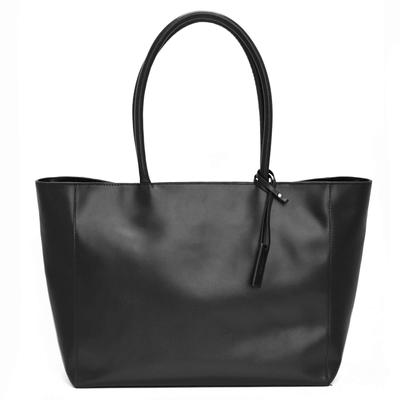 Сумка-тоут из натуральной коровьей кожи большой емкости Сумка, кожа, мужская сумка, (черный)