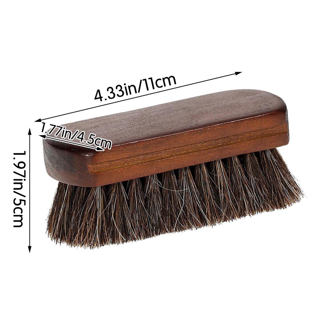 Мужская щетка для бороды из натурального конского волоса, помазок для бритья усов, щетка для волос на лице, деревянная ручка