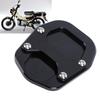 Side Stand Extension Pad for Motorcycle Side Stand Plate Dress Up Parts Aluminum Alloy