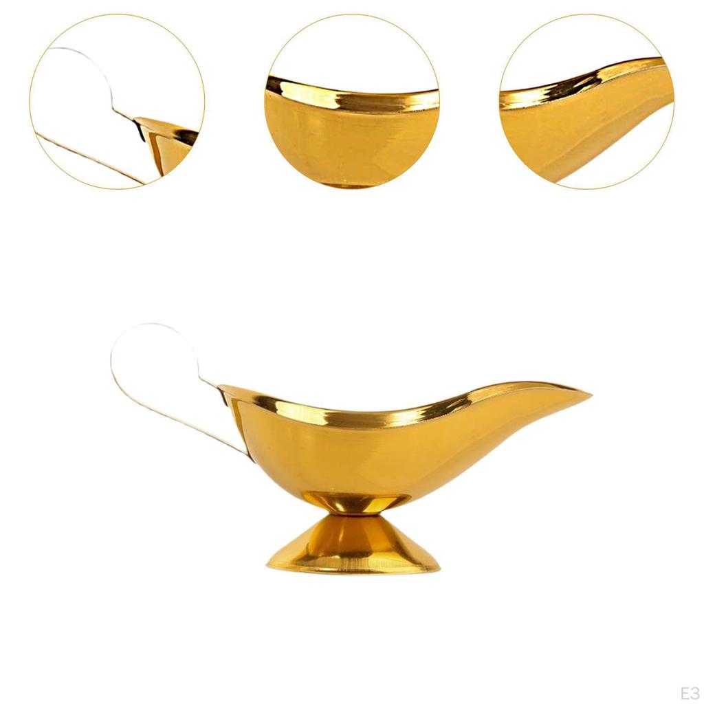 Соусник из нержавеющей стали на 10 унций для подливки и заправок с ручкой