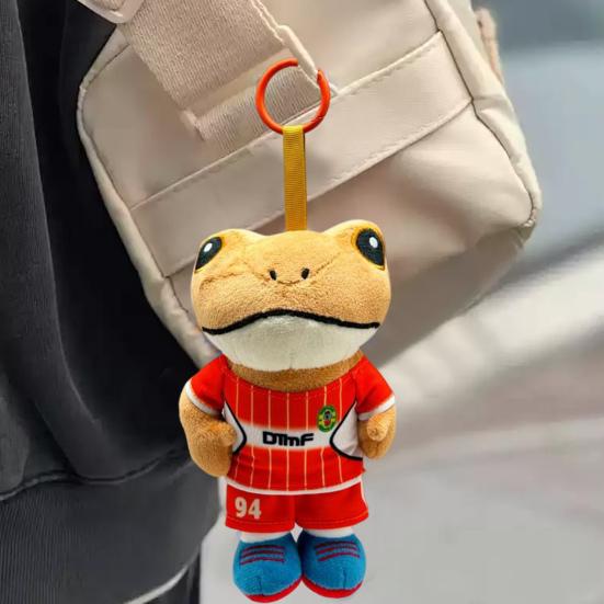 Plush Keychain Toy Soft Stuffed Animal with Clip Cute Collectible Doll for Bags Phone Eye-catching Key Accessory