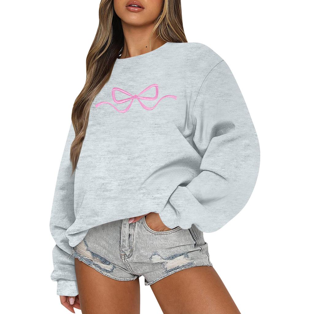 Women's Colorblock Sweatshirt Long Sleeve Round Neck Casual Comfortable Loose Lightweight Women's Sweatshirt