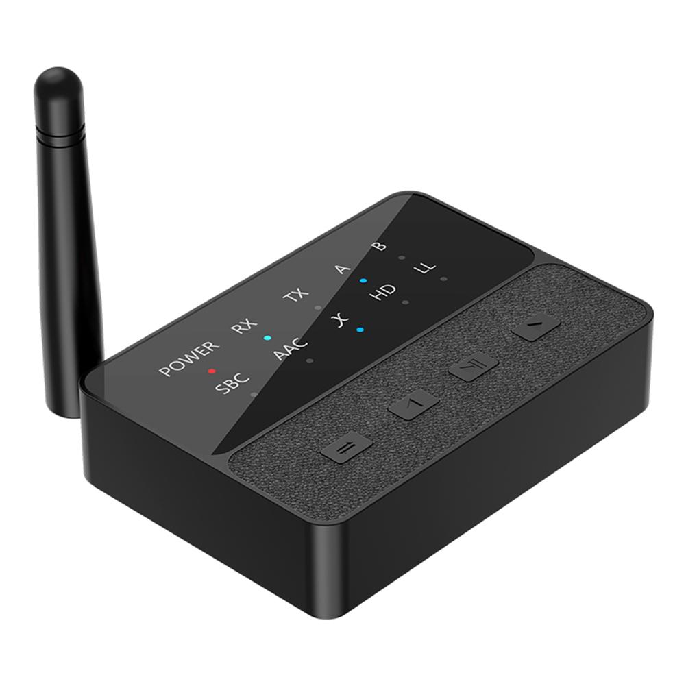 Беспроводной стереоприемник-передатчик Bluetooth 5.3, 2-в-1, беспроводной аудио-донгл 3,5 мм AUX/RCA для колонки, телевизора, ПК