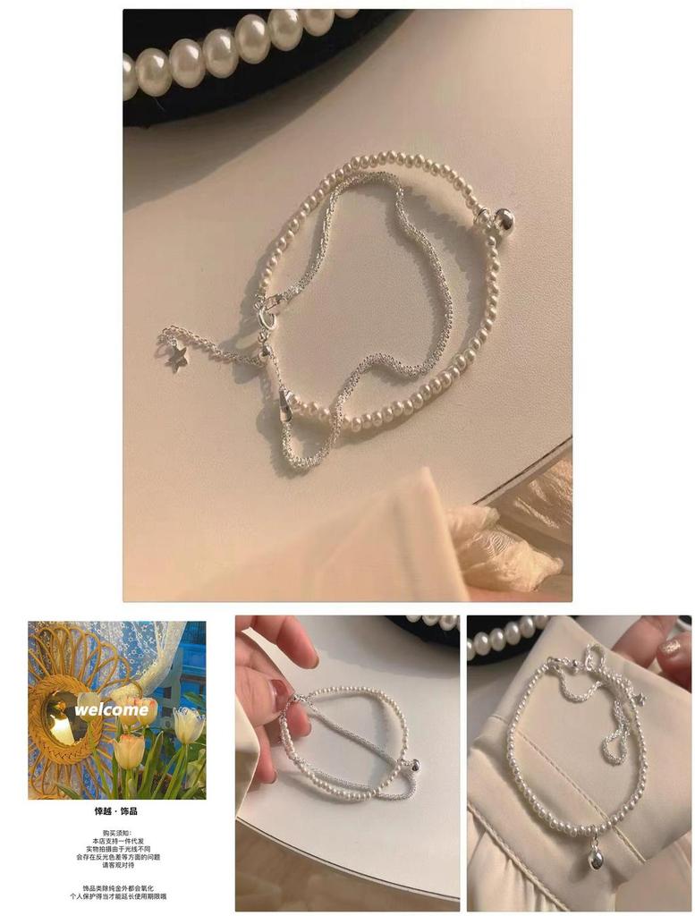 Стильный геометрический браслет из искусственного жемчуга для женщин, модный роскошный летний аксессуар