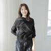 Plara Women S Wide Half Neck pleatS blouSe